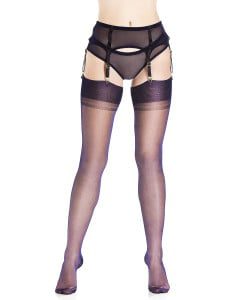 Nightshade Limited Edition – Fully Fashioned Harmony Point Heel Stockings