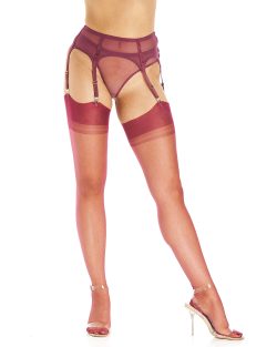 Black Cherry Wine Limited Edition – Reinforced Heel & Toe Stockings