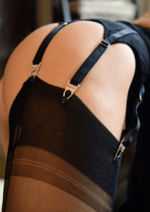 Gio Luxe - 8 Strap Suspender Belt / Garter Belt