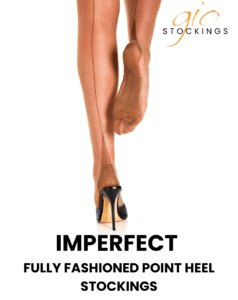 IMPERFECT FULLY FASHIONED POINT HEEL STOCKINGS