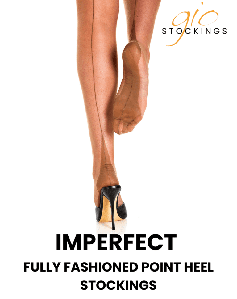 IMPERFECT FULLY FASHIONED POINT HEEL STOCKINGS